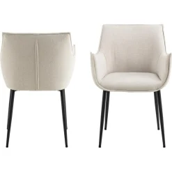 Gaston Karmstol Apia tyg Beige