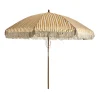 Gatsby Parasoll 256 cm Yellow Stripe