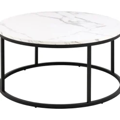 Gilbert Soffbord Rund 80 cm Vit Granada