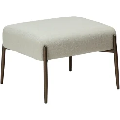 Glam Fotpall Bone White