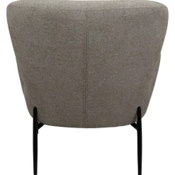 Glam Loungefåtölj Pebble Earth, Black Metal, 85 cm