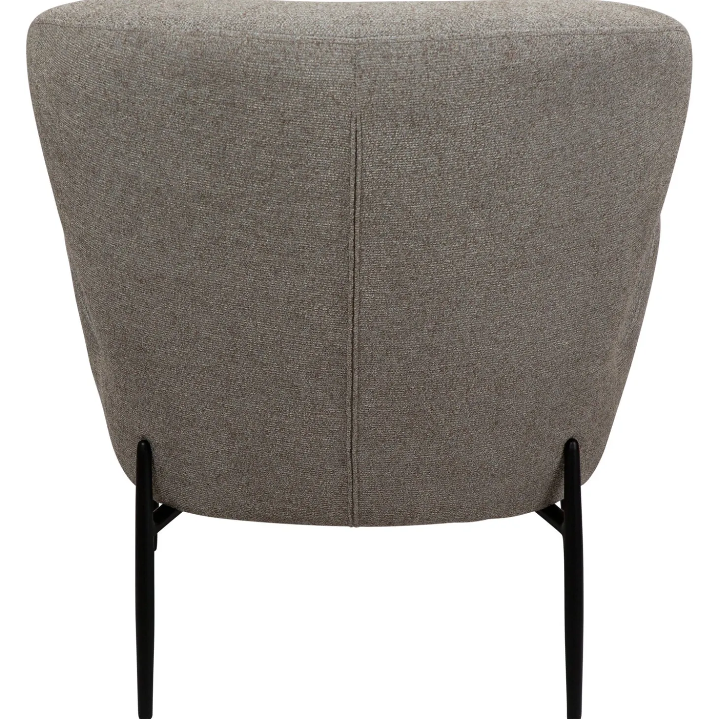 Glam Loungefåtölj Pebble Earth, Black Metal, 85 cm