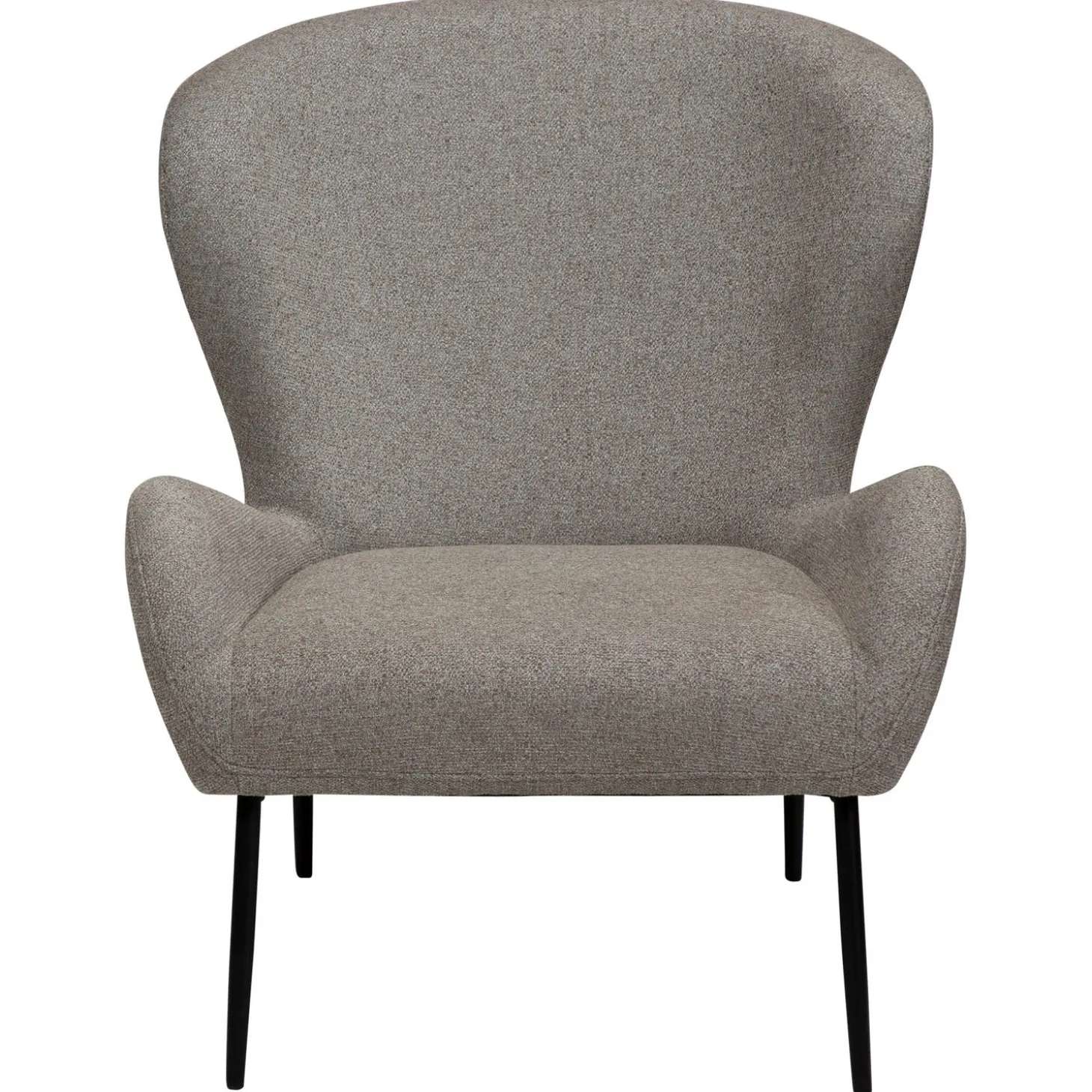 Glam Loungefåtölj Pebble Earth, Black Metal, 85 cm