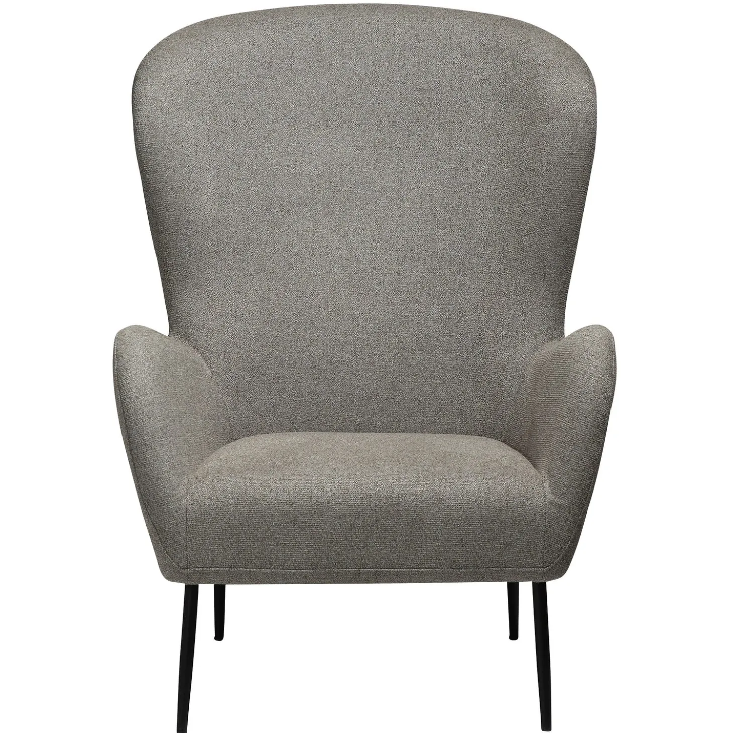 Glam Loungefåtölj Pebble Earth, Black Metal, 75 cm