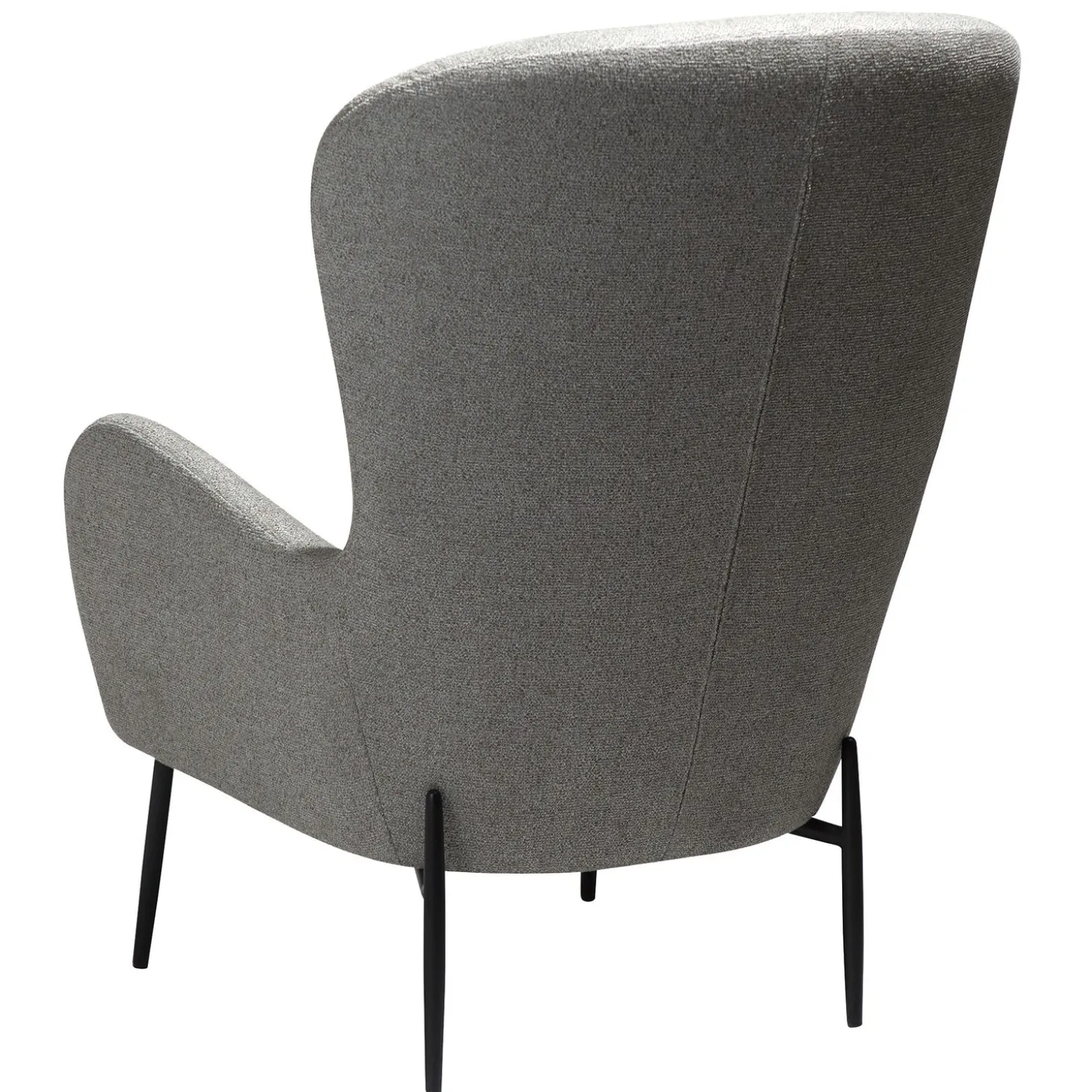 Glam Loungefåtölj Pebble Earth, Black Metal, 75 cm