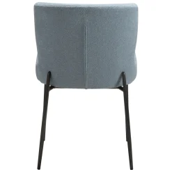 Glam Stol Blue Fog, Antique Brass