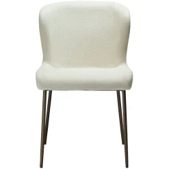 Glam Stol Bone White, Antique Brass