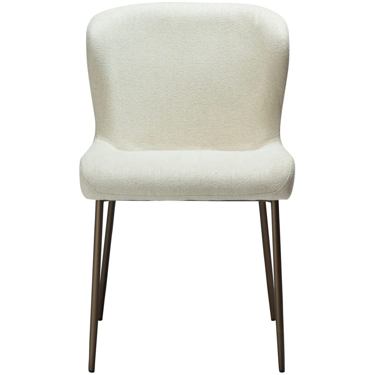 Glam Stol Bone White, Antique Brass