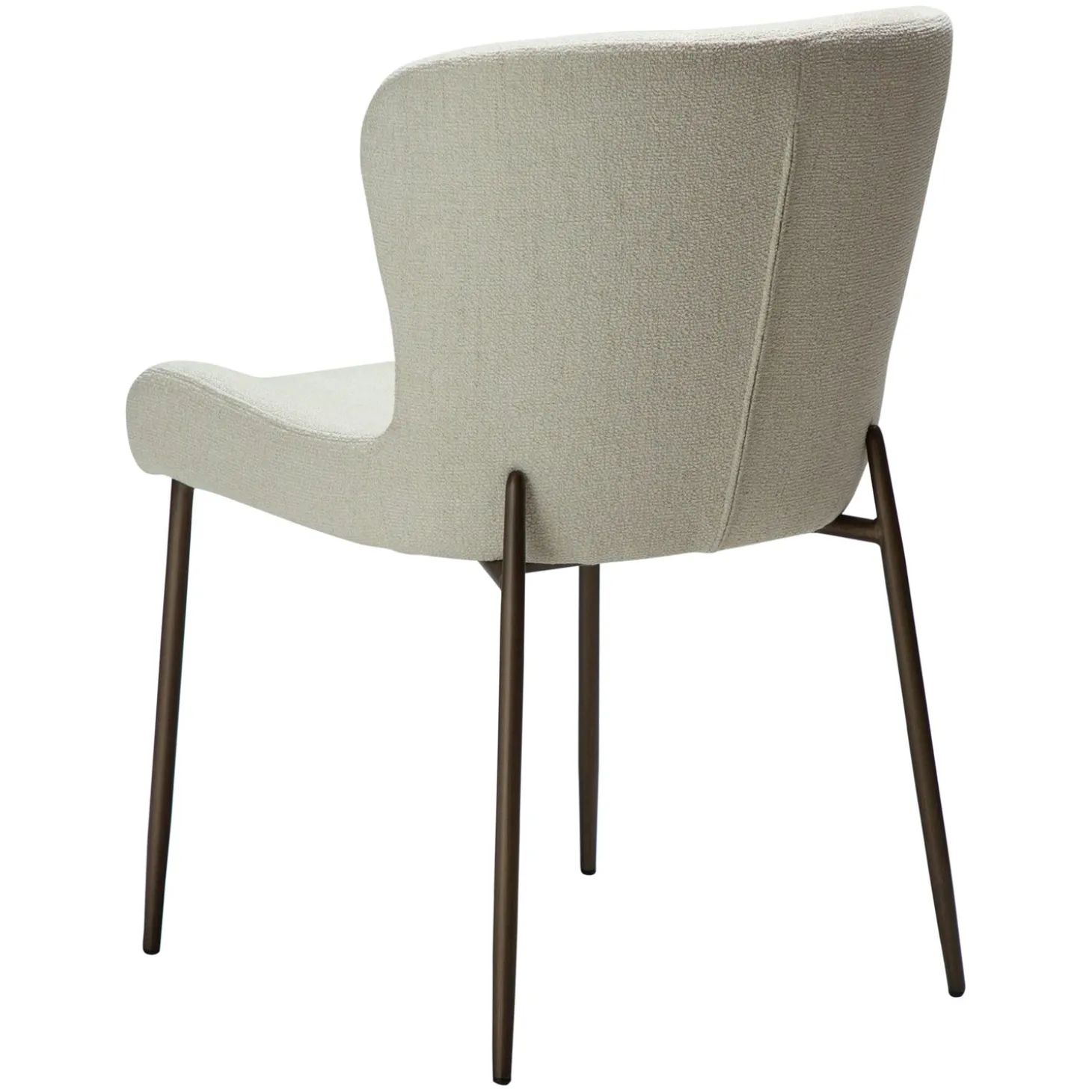 Glam Stol Bone White, Antique Brass