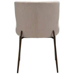Glam Stol Creole Pink, Antique Brass