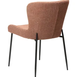 Glam Stol Pebble Red, Black