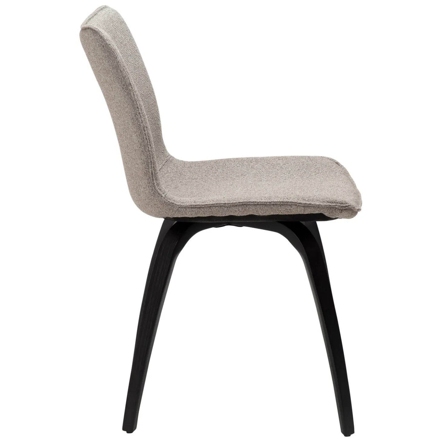 Glee Stol Pebble Earth Bouclé, Black