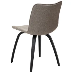 Glee Stol Pebble Earth Bouclé, Black