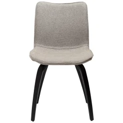 Glee Stol Pebble Earth Bouclé, Black