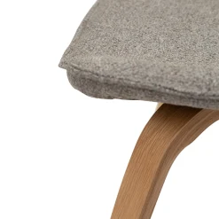 Glee Stol Pebble Earth Bouclé, Oak