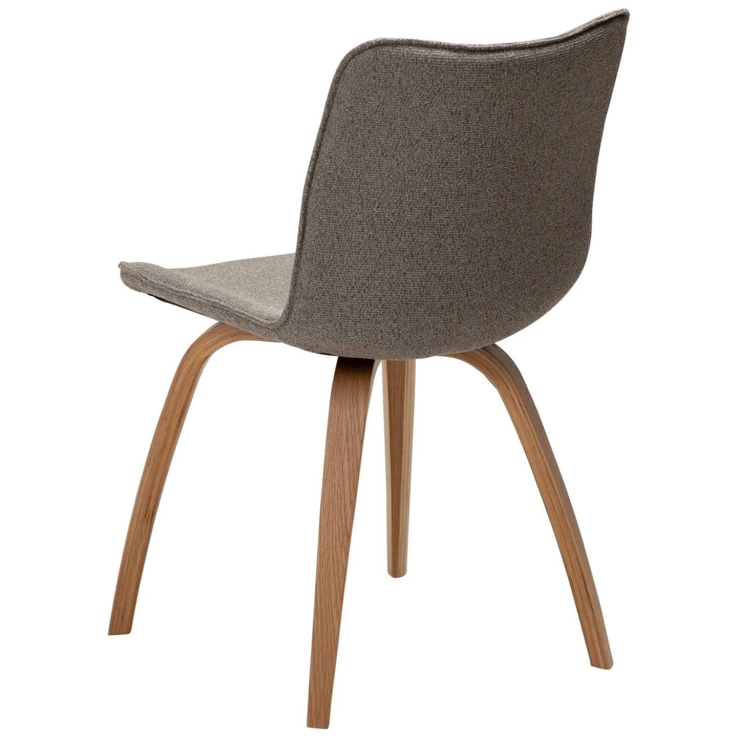 Glee Stol Pebble Earth Bouclé, Oak