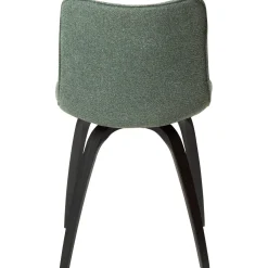 Glee Stol Pebble Green Bouclé, Black