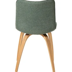 Glee Stol Pebble Green Bouclé, Oak