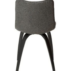 Glee Stol Pebble Grey Bouclé, Black