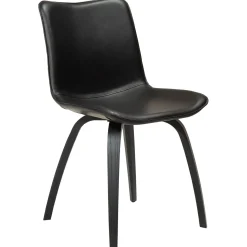 Glee Stol Vintage Black Art.Leather, Black