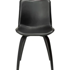 Glee Stol Vintage Black Art.Leather, Black