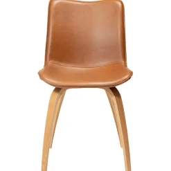 Glee Stol Vintage Light Brown Art.Leather, Oak