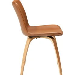 Glee Stol Vintage Light Brown Art.Leather, Oak