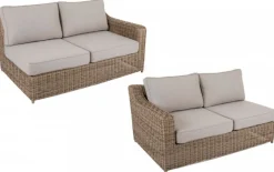 Glendon 2-Sits Soffa H/V Rustik