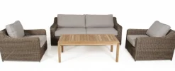Glendon 3-Sits Soffa Rustik