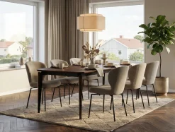 Glory Stol Svängbar Pebble Earth, Black