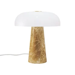 Glossy Bordslampa Beige