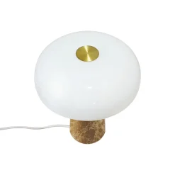 Glossy Bordslampa Beige