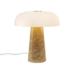 Glossy Bordslampa Beige