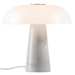 Glossy Bordslampa Opal Vit