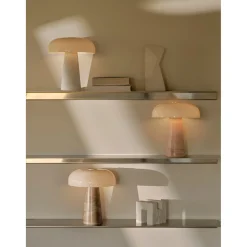 Glossy Bordslampa Rosa