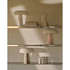 Glossy Bordslampa Rosa