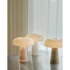 Glossy Bordslampa Rosa