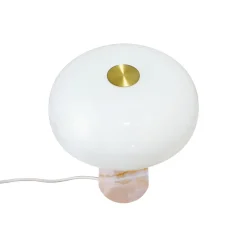 Glossy Bordslampa Rosa