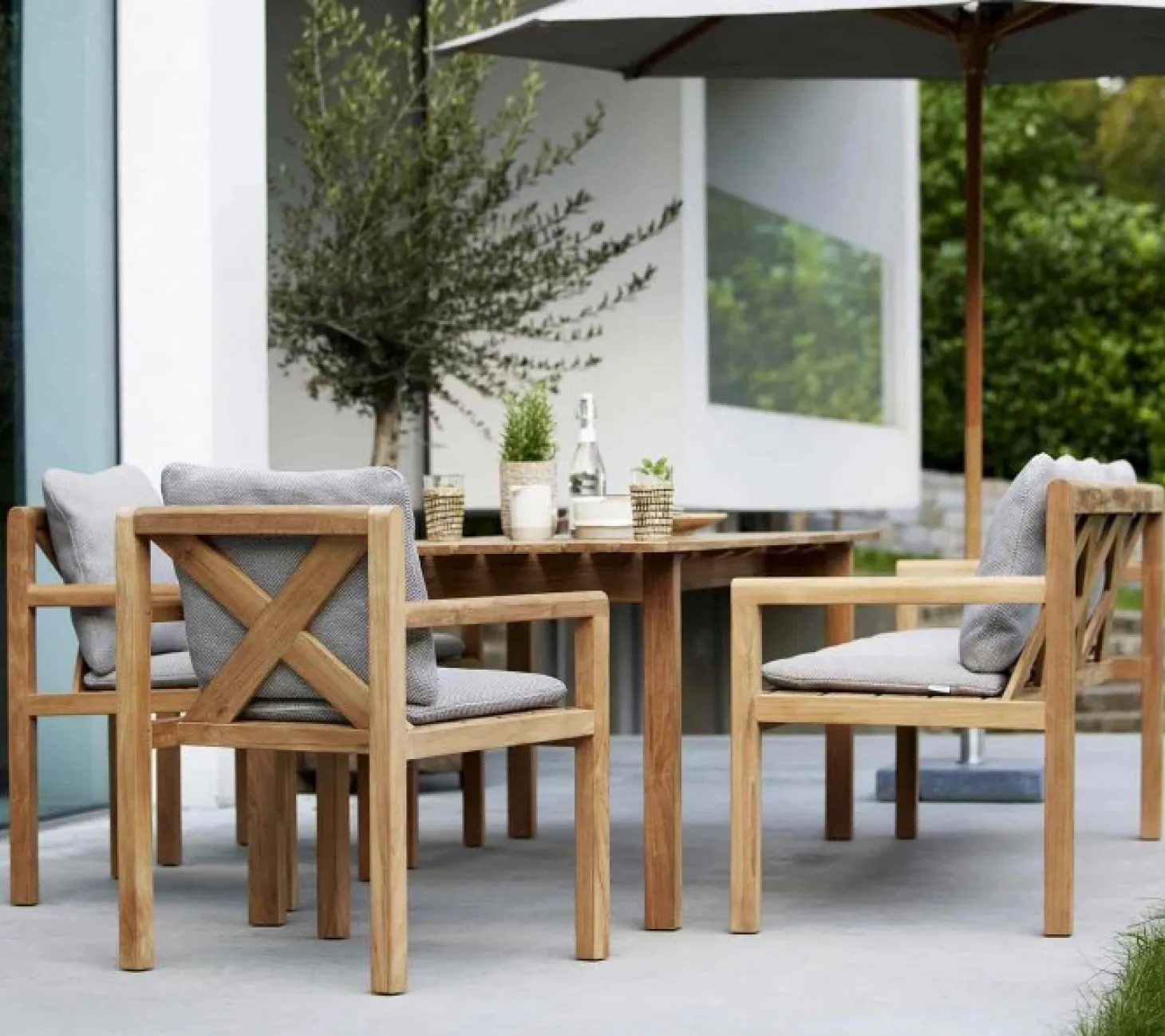 Grace 3-sits Soffa Teak