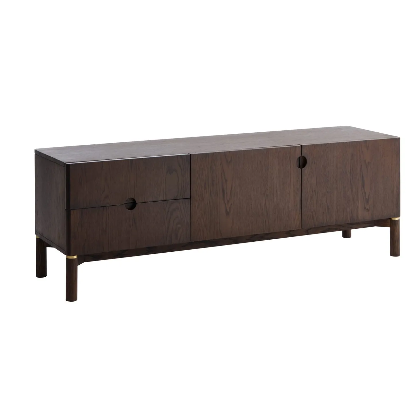 Grant Mediabänk 160 cm Espresso