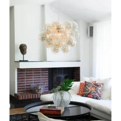 Gross Grande Taklampa Amber
