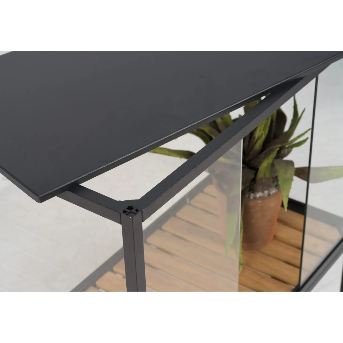 Grower Greens Växtskåp Svart 81x41x82 cm