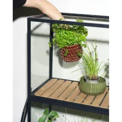 Grower Greens Växtskåp Svart 81x41x137 cm