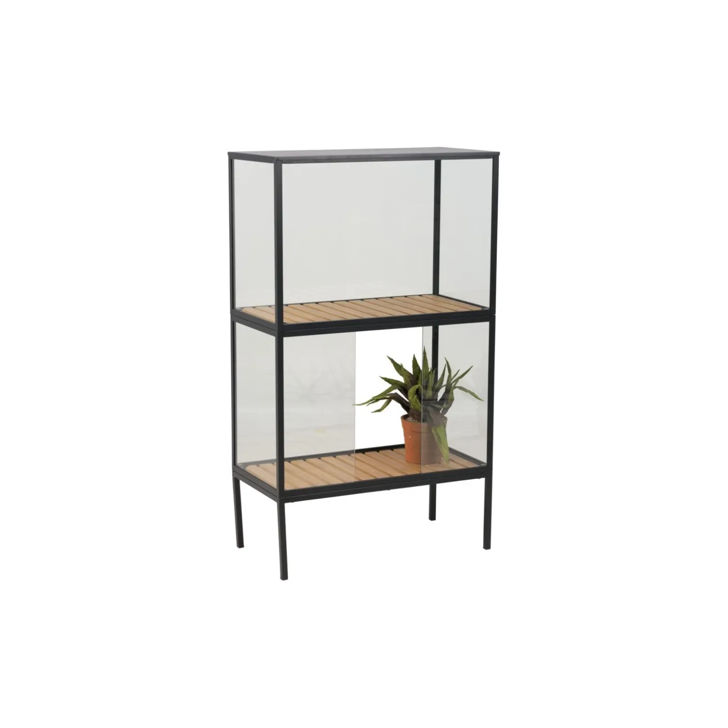 Grower Greens Växtskåp Svart 81x41x137 cm