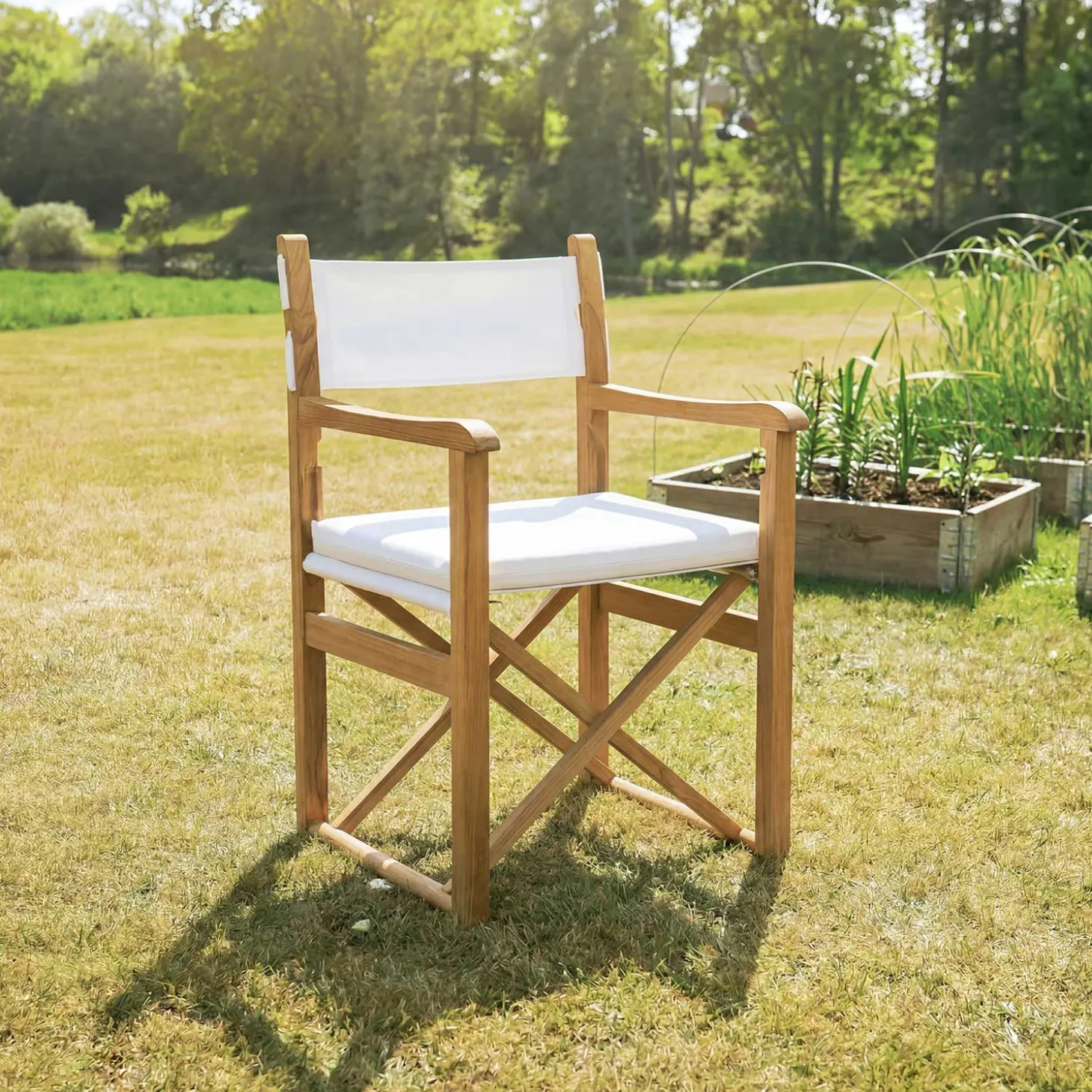 Haväng Regissörsstol Teak/Beige
