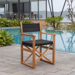 Haväng Regissörsstol Teak/Svart