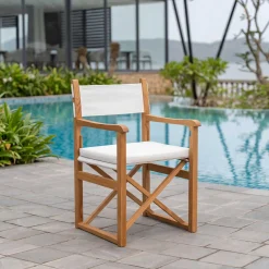 Haväng Regissörsstol Teak/Vit