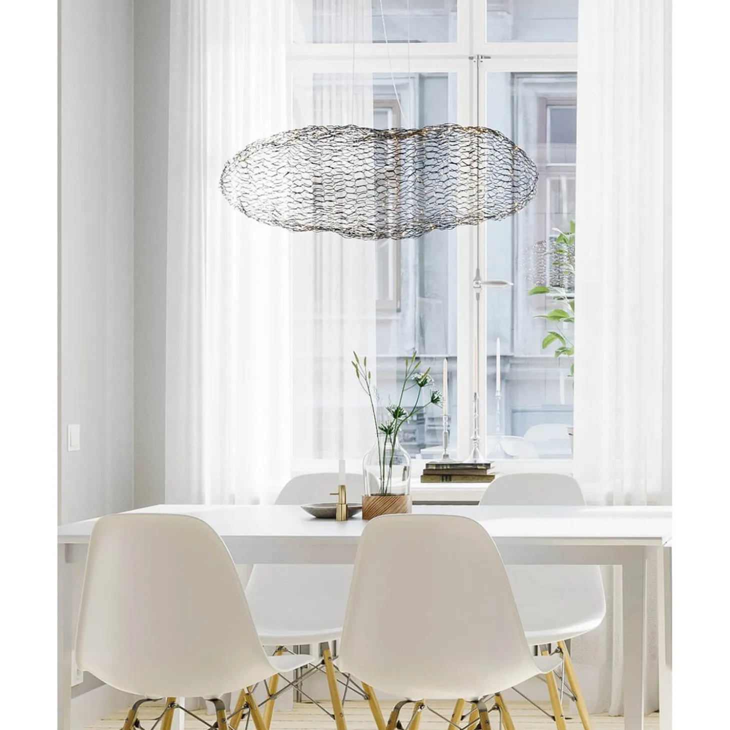 Hayden Taklampa 76 cm Svart matt