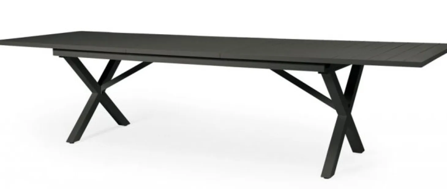 Hillmond Bord 100x240-310 cm Svart