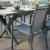 Hillmond Bord 100x166-226 cm Vit/Grå Laminat